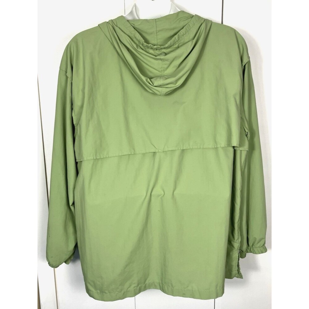 Coolibar Hooded UPF 50+ Sun Protection Nylon Jacket Lime Green Size XL - Picture 8 of 8